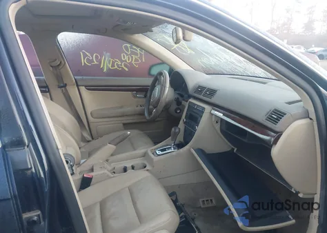 2008 Audi A4 2.0T/2.0T Special Edition z USA, uszkodzony, nr VIN WAUDF78E58A148852